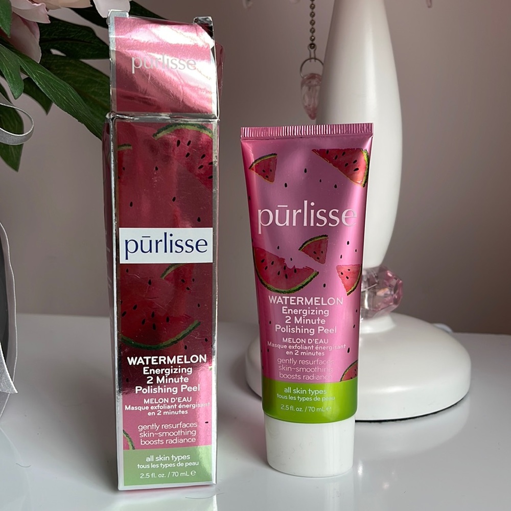 NIB Purlisse Watermelon Energizing 2 Minute Peel